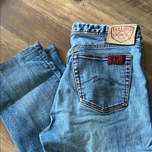 Parasuco Men's Denim Jeans with Red Stitching